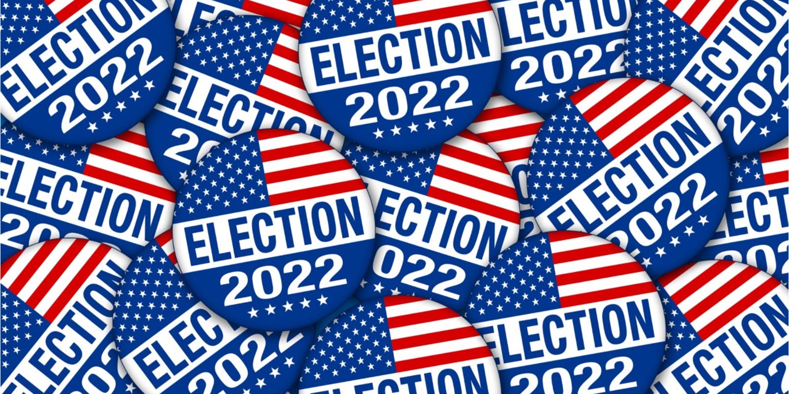Image of election 2022 buttons